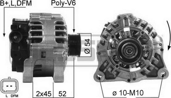 ERA 210347 - Alternatore www.autoricambi360.it