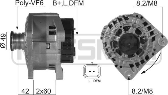 ERA 210353 - Alternatore www.autoricambi360.it