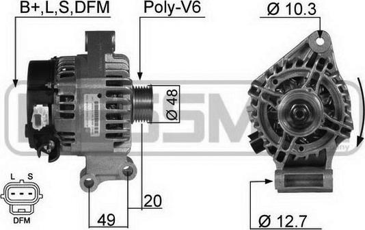 ERA 210357 - Alternatore www.autoricambi360.it