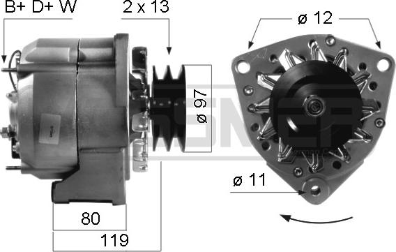 ERA 210306A - Alternatore www.autoricambi360.it