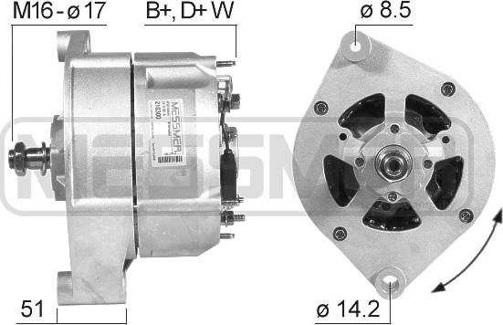 ERA 210300A - Alternatore www.autoricambi360.it