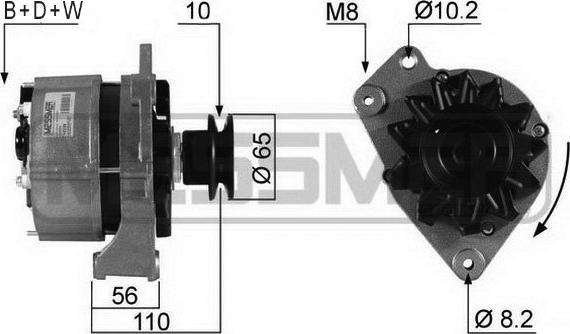 ERA 210339A - Alternatore www.autoricambi360.it