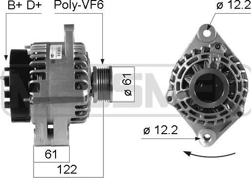 ERA 210324 - Alternatore www.autoricambi360.it