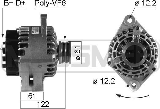 ERA 210326 - Alternatore www.autoricambi360.it