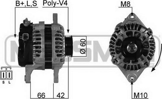 ERA 210370 - Alternatore www.autoricambi360.it