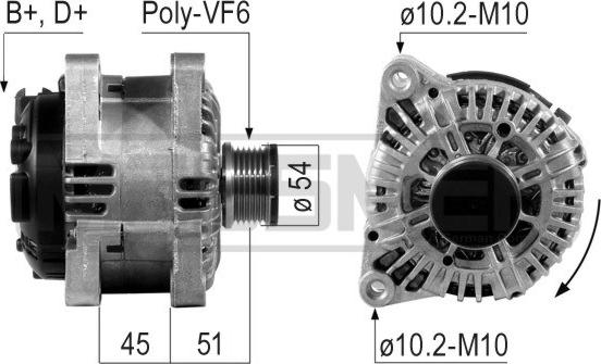 ERA 210243 - Alternatore www.autoricambi360.it