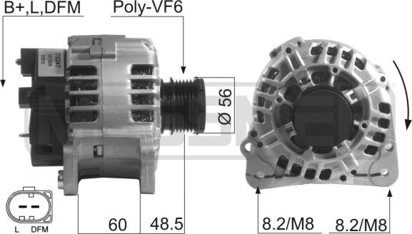 ERA 210247 - Alternatore www.autoricambi360.it
