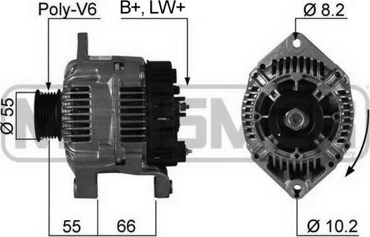 ERA 210261A - Alternatore www.autoricambi360.it