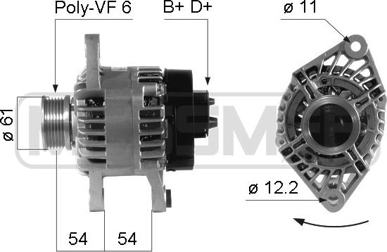 ERA 210263 - Alternatore www.autoricambi360.it