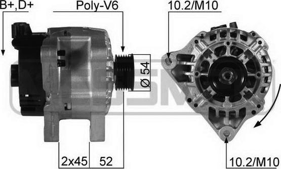 ERA 210205 - Alternatore www.autoricambi360.it