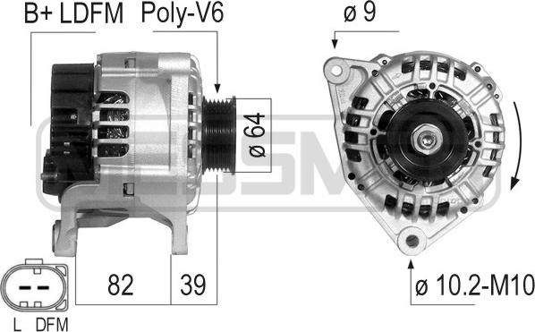 ERA 210200 - Alternatore www.autoricambi360.it