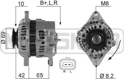 ERA 210208 - Alternatore www.autoricambi360.it