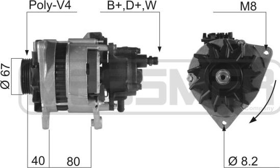 ERA 210210A - Alternatore www.autoricambi360.it