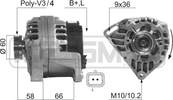 ERA 210286 - Alternatore www.autoricambi360.it