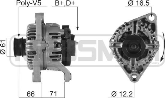 ERA 210287 - Alternatore www.autoricambi360.it