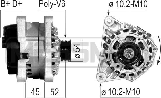 ERA 210239 - Alternatore www.autoricambi360.it