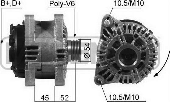 ERA 210234 - Alternatore www.autoricambi360.it
