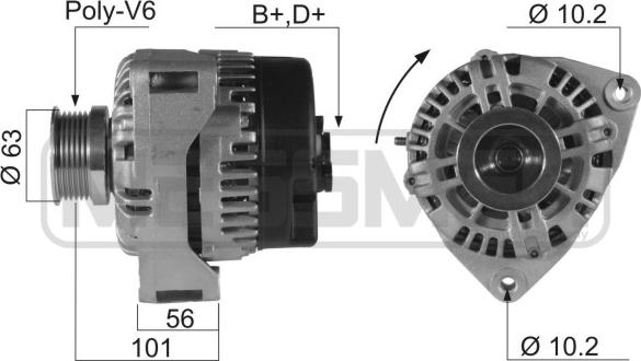 ERA 210229 - Alternatore www.autoricambi360.it