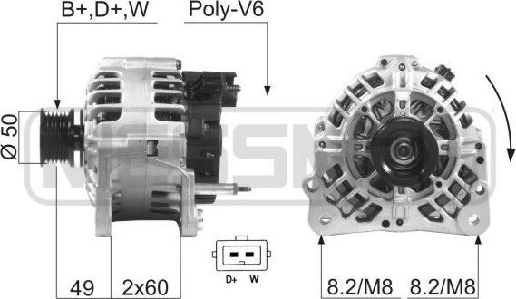 ERA 210224 - Alternatore www.autoricambi360.it