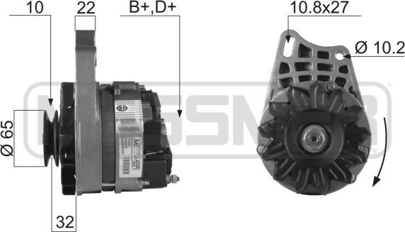 ERA 210225 - Alternatore www.autoricambi360.it