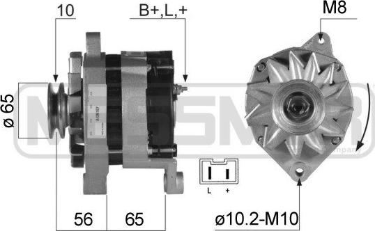 ERA 210226A - Alternatore www.autoricambi360.it