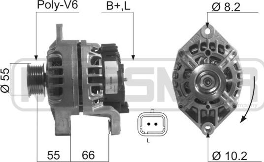 ERA 210223 - Alternatore www.autoricambi360.it