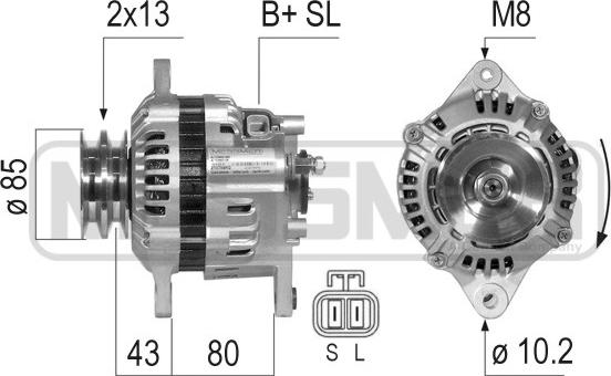 ERA 210794A - Alternatore www.autoricambi360.it
