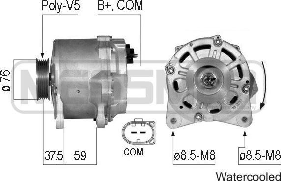 ERA 210791 - Alternatore www.autoricambi360.it