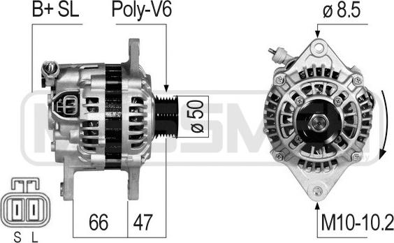 ERA 210798 - Alternatore www.autoricambi360.it