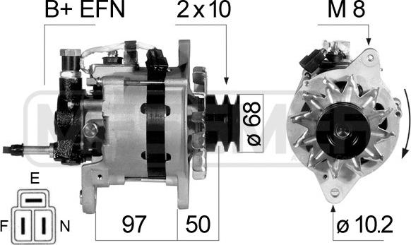 ERA 210797A - Alternatore www.autoricambi360.it