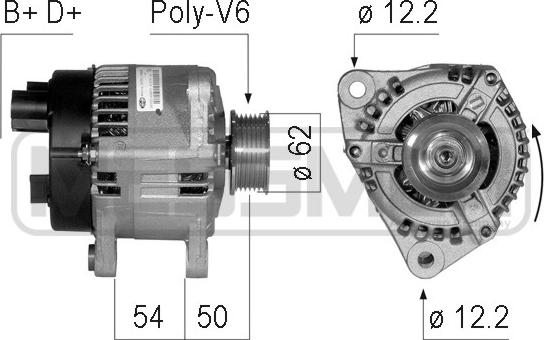 ERA 210742 - Alternatore www.autoricambi360.it