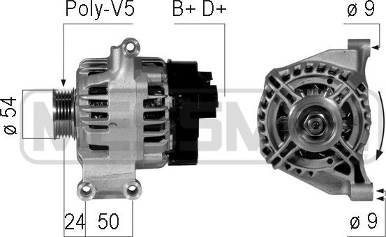 ERA 210755 - Alternatore www.autoricambi360.it