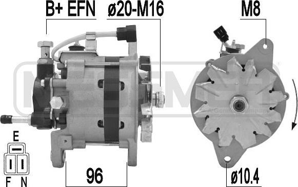 ERA 210768A - Alternatore www.autoricambi360.it