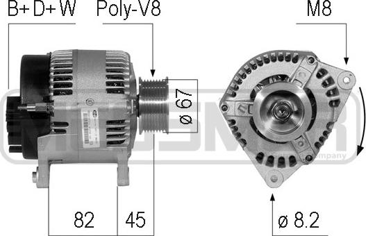ERA 210762 - Alternatore www.autoricambi360.it