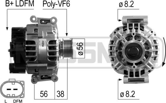 ERA 210704 - Alternatore www.autoricambi360.it