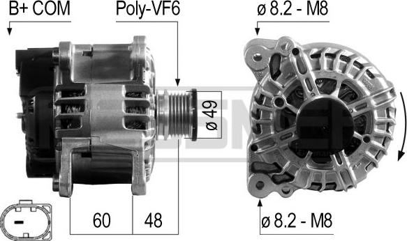 ERA 210706 - Alternatore www.autoricambi360.it