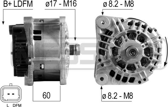 ERA 210701 - Alternatore www.autoricambi360.it