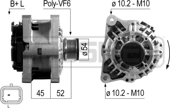 ERA 210703 - Alternatore www.autoricambi360.it