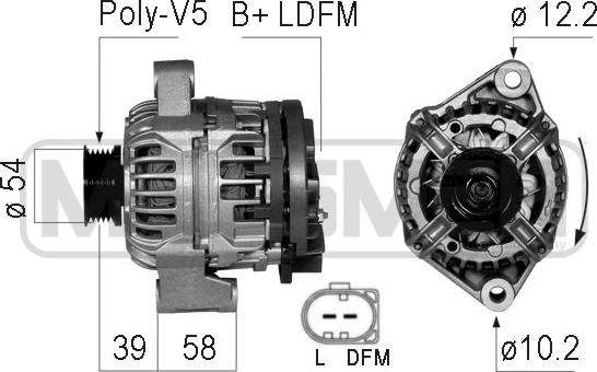 ERA 210707 - Alternatore www.autoricambi360.it