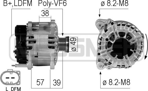 ERA 210718 - Alternatore www.autoricambi360.it