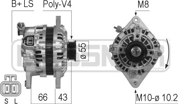 ERA 210713 - Alternatore www.autoricambi360.it
