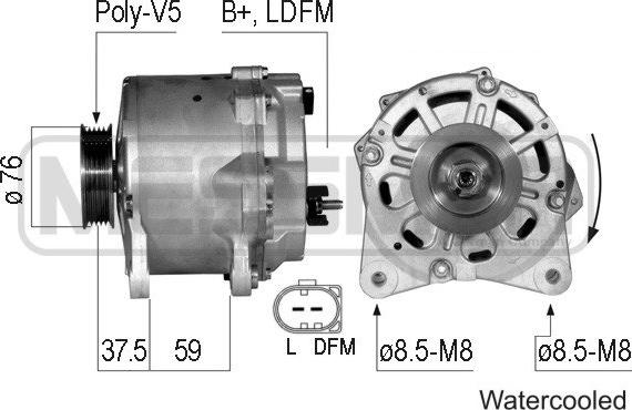 ERA 210784 - Alternatore www.autoricambi360.it