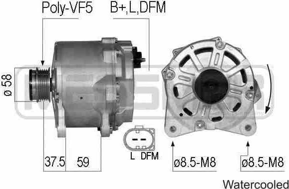 ERA 210786 - Alternatore www.autoricambi360.it