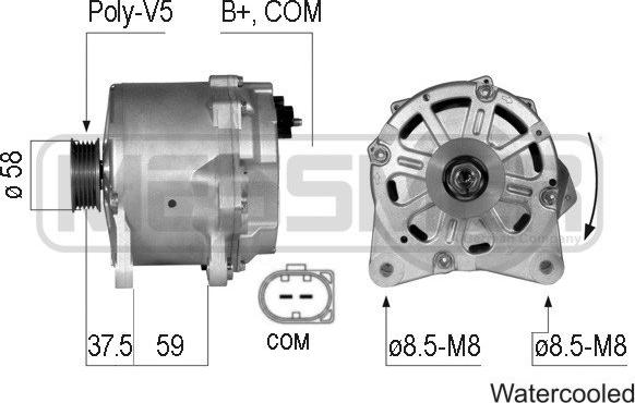 ERA 210783 - Alternatore www.autoricambi360.it