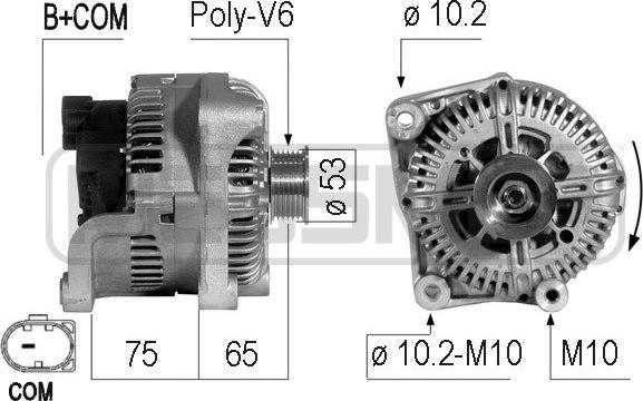 ERA 210735 - Alternatore www.autoricambi360.it