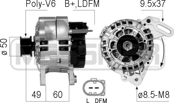 ERA 210731 - Alternatore www.autoricambi360.it
