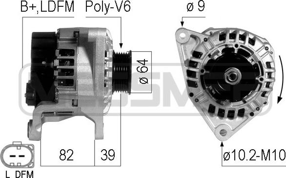 ERA 210733 - Alternatore www.autoricambi360.it