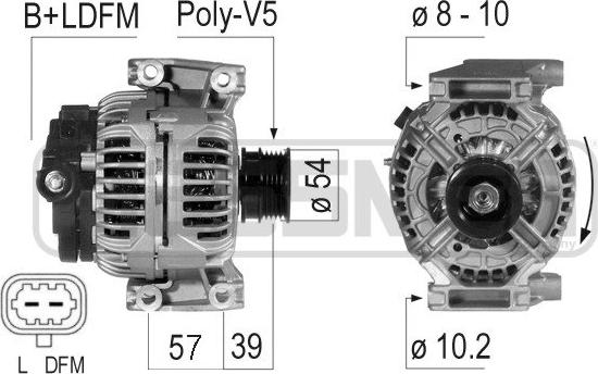 ERA 210724A - Alternatore www.autoricambi360.it