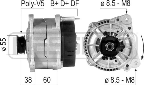 ERA 210726A - Alternatore www.autoricambi360.it