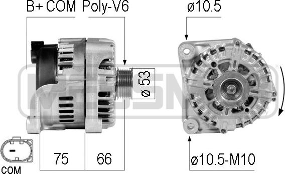 ERA 210771 - Alternatore www.autoricambi360.it